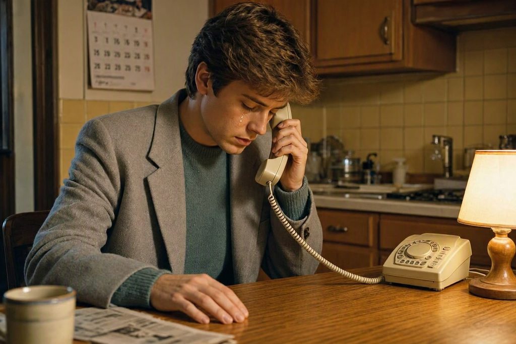Sad phone call in 1988